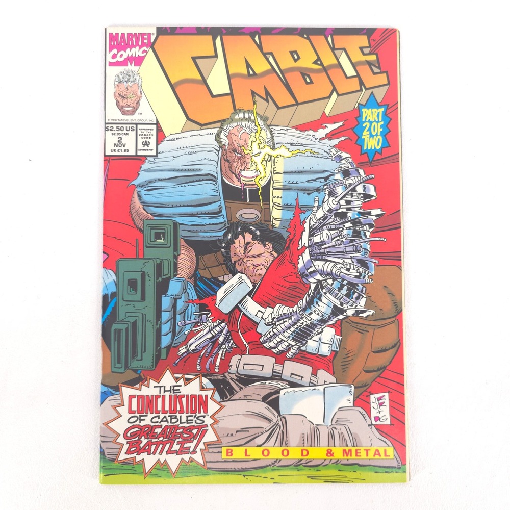 Cable Blood & Metal 2 Marvel 1992 Fabian Nicieza John Romita Jr. Dan Green Nerd